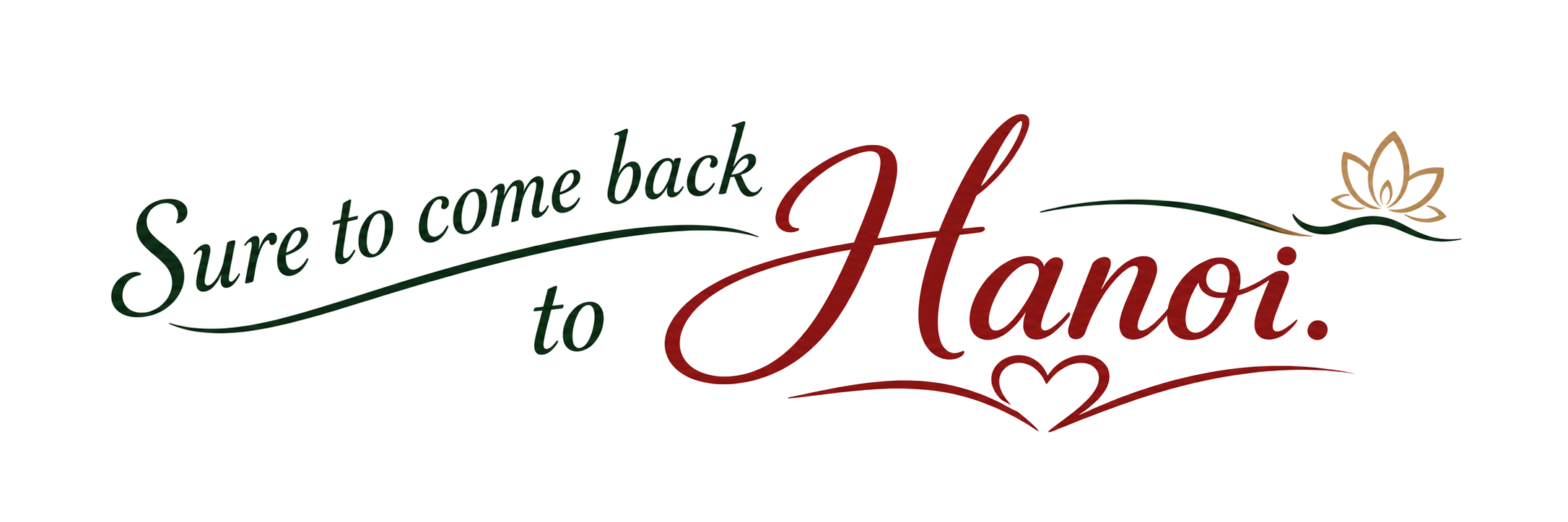 Sure to come back to Hanoi 背面ロゴ